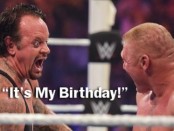 Undertaker birthday