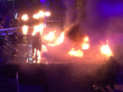 Wrestlemania stage fire